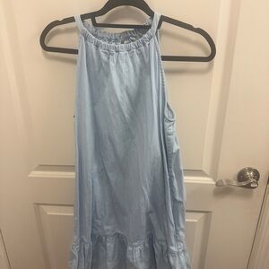 Banana Republic Light Blue Midi Dress